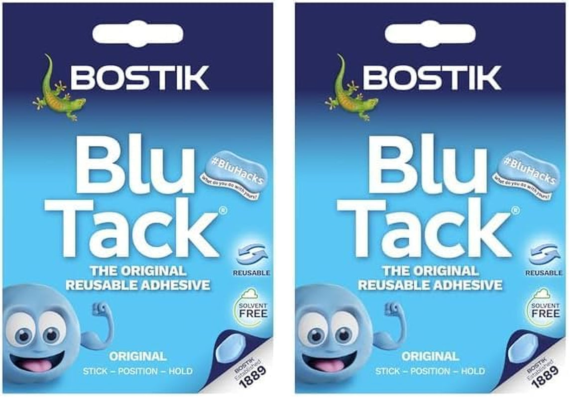 Bostik Blu Tack White – The Original Reusable Adhesive