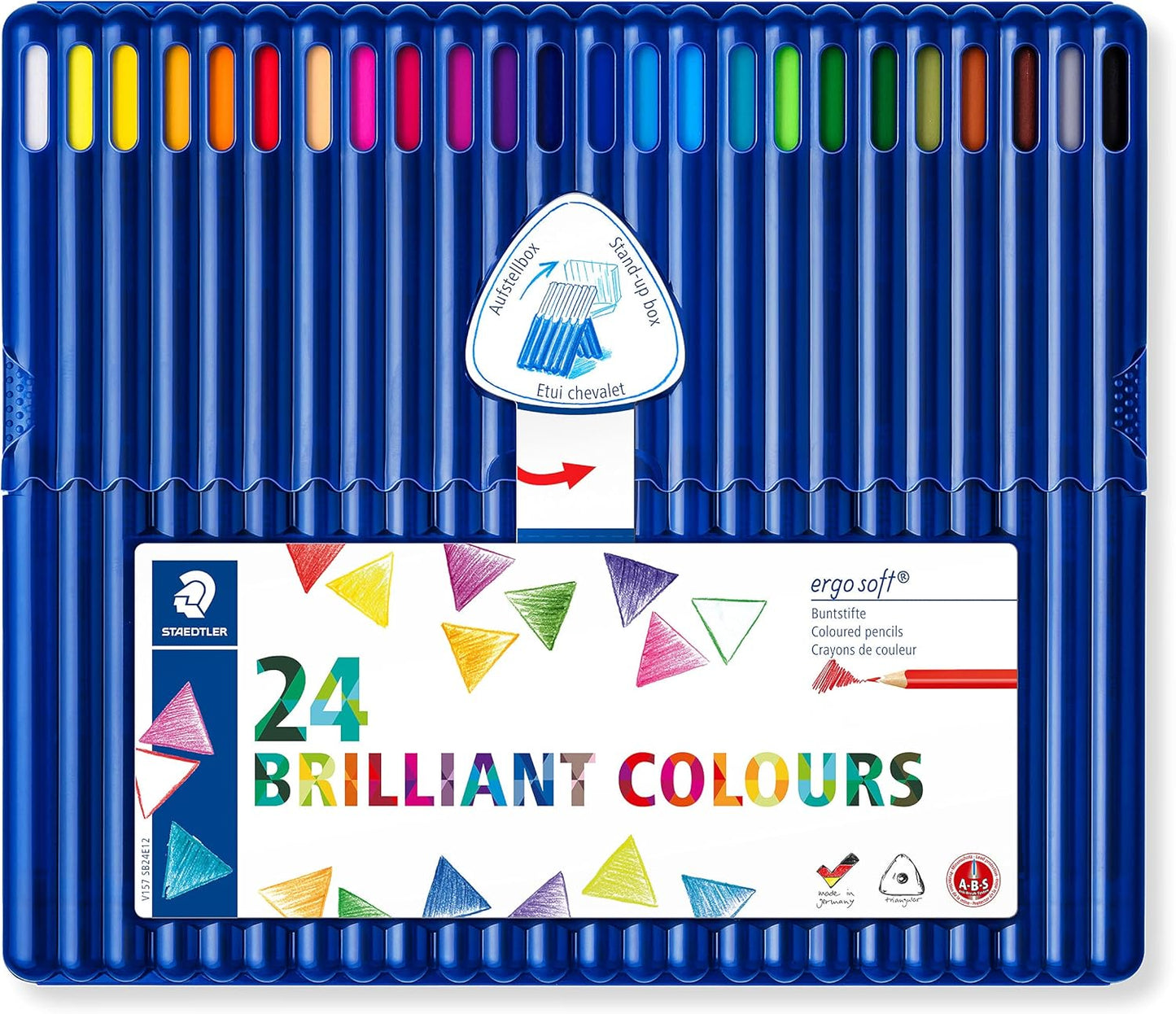 STAEDTLER Ergosoft Coloured Pencils – Vibrant Colours & Ergonomic Design for All Ages