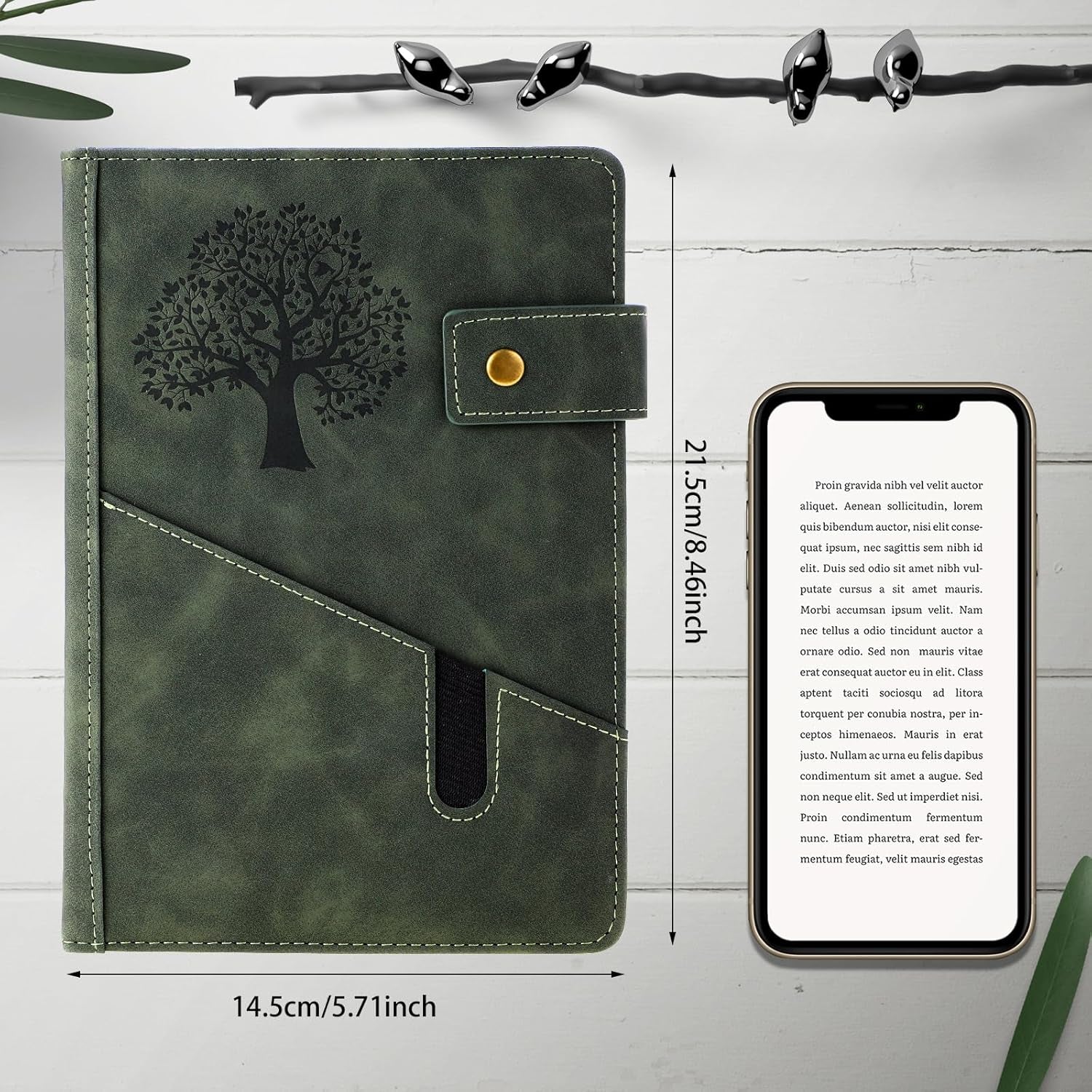 A5 Leather Journal – Elegant, Secure & Perfect for Everyday Use