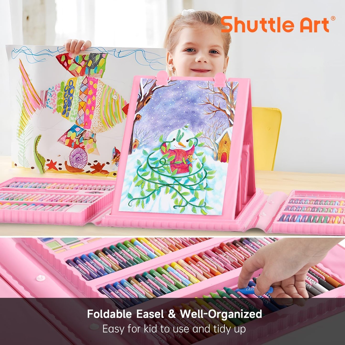Shuttle Art 335-Piece Kids Art Set – A Complete Creative Kit