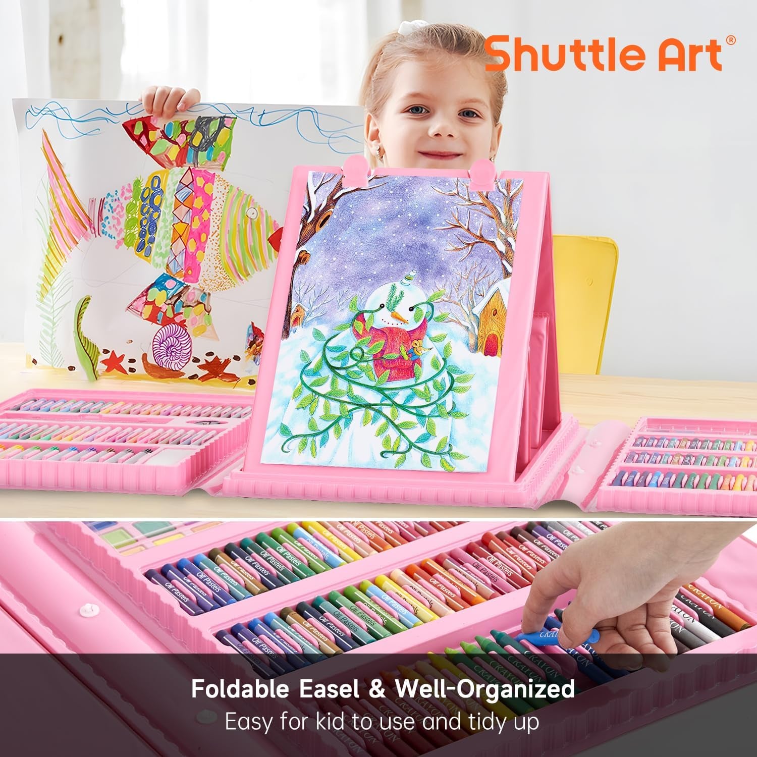 Shuttle Art 335-Piece Kids Art Set – A Complete Creative Kit