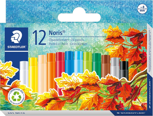 STAEDTLER Noris Club Oil Pastels – Brilliant Colours for Creative Techniques