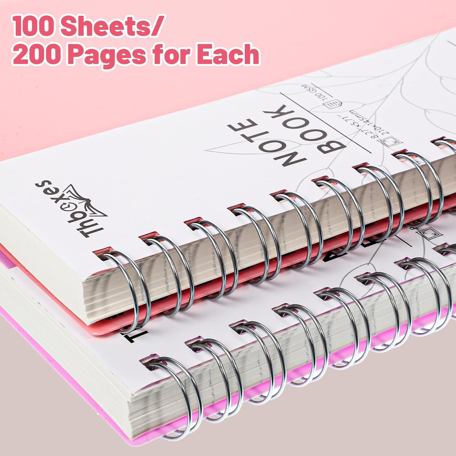 A5 Lined Spiral Notebook – Durable, Organized & Perfect for Everyday Use