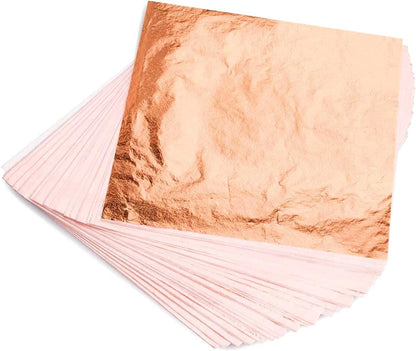 Gilding Leaf Sheets – 100-Pack, 14x14cm (Gold, Copper, Silver Variants)