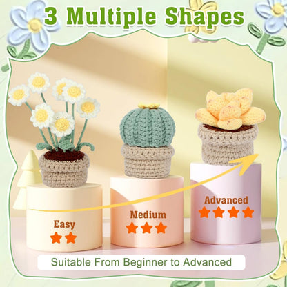 UHAPEER Crochet Kit – Complete Set for Beginners & DIY Enthusiasts