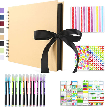 Elegant Scrapbook Photo Album – Preserve & Personalize Your Memories