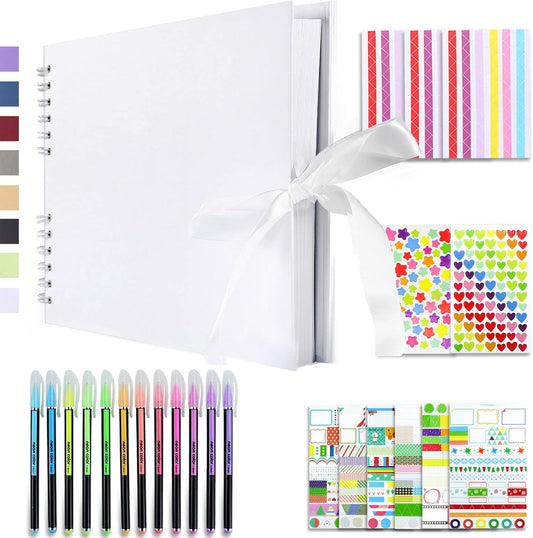 Elegant Scrapbook Photo Album – Preserve & Personalize Your Memories