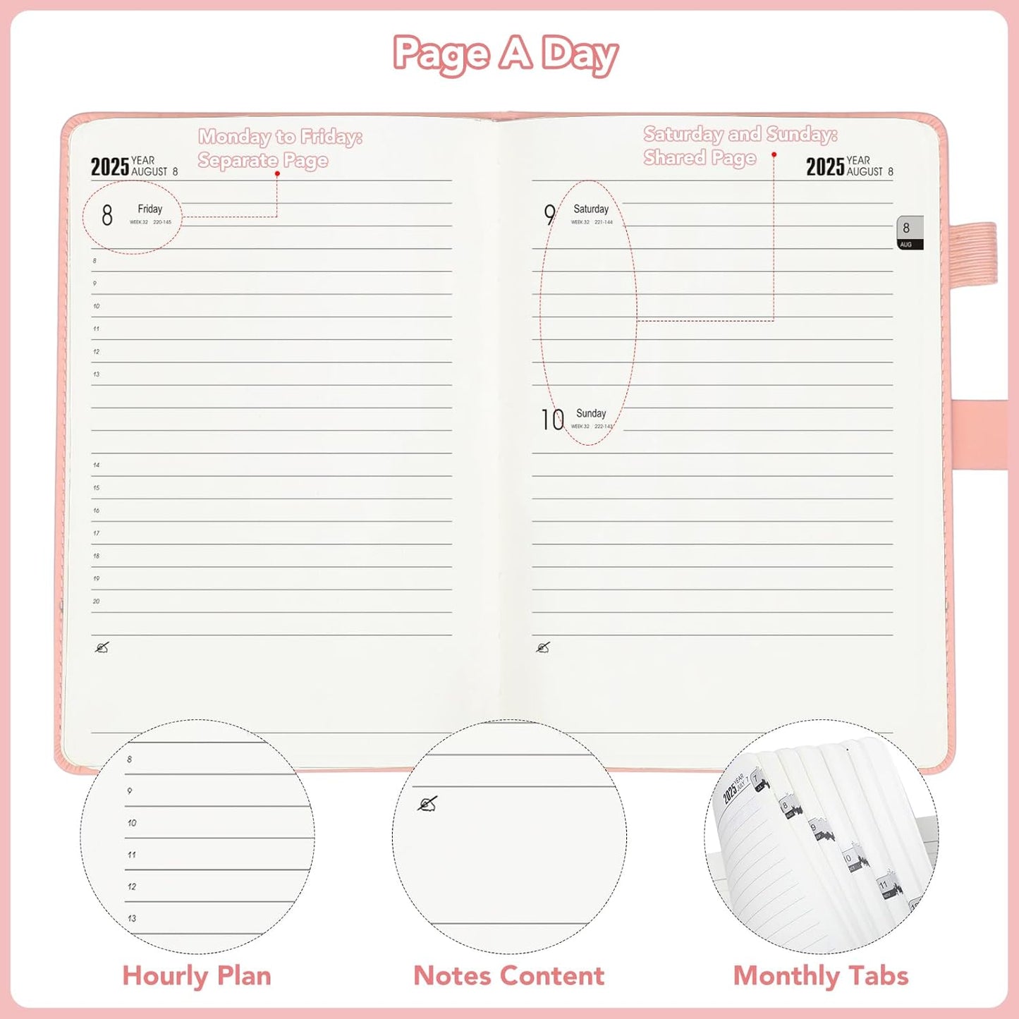 A5 Academic Diary 2025-2026 – Elegant, Secure & Perfect for Daily Planning